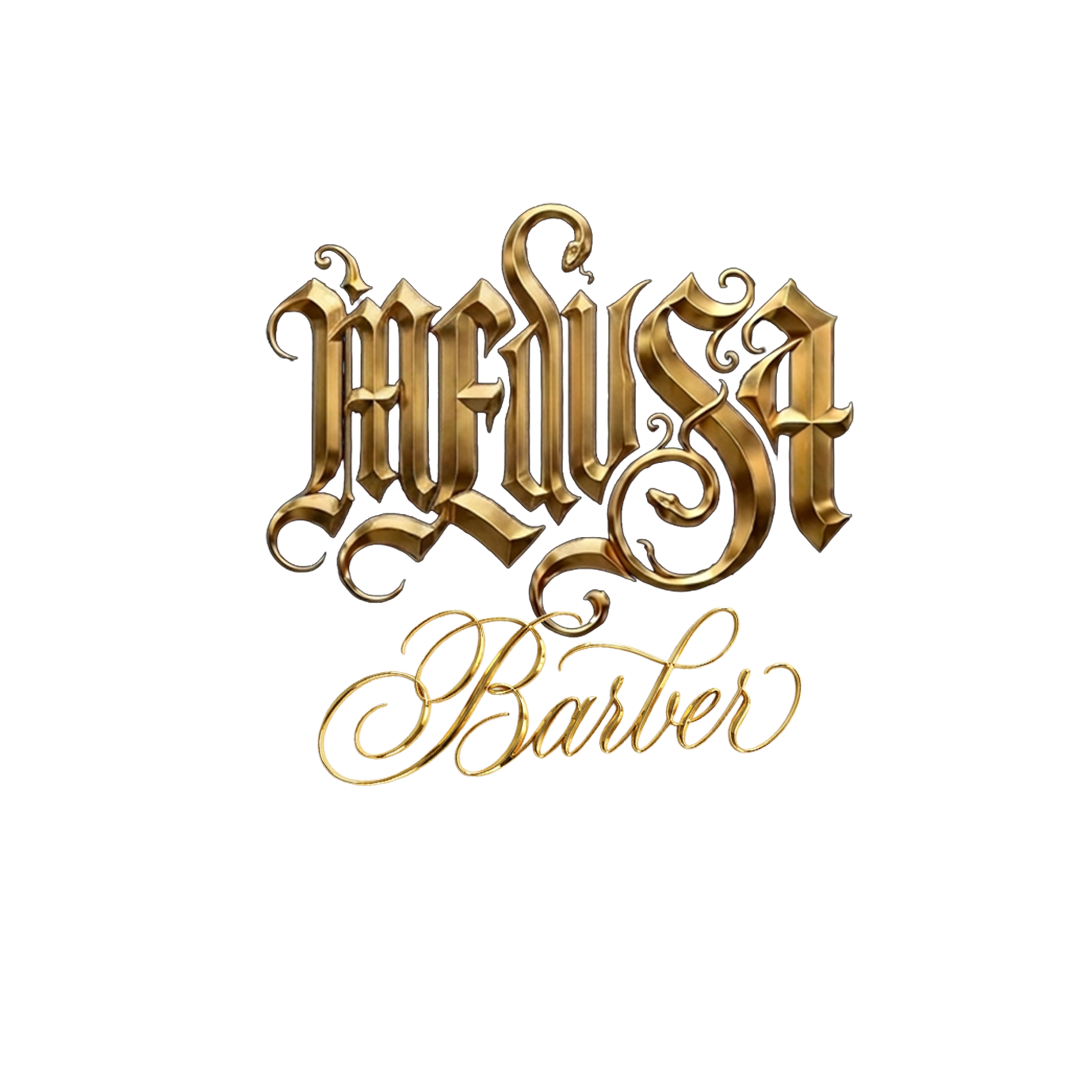 Medusa Barber Logo